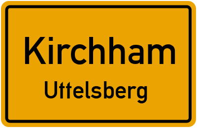 Ortsschild Kirchham Uttelsberg