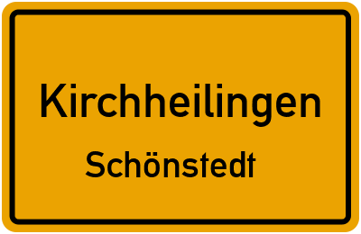 Straßenverzeichnis Kirchheilingen Schönstedt