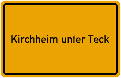 Branchenbuch Kirchheim unter Teck, Baden-Württemberg