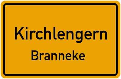 Straßenverzeichnis Kirchlengern Branneke