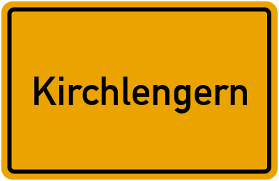Ortsschild von Gemeinde Kirchlengern in Nordrhein-Westfalen