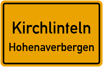 Ortsschild Kirchlinteln Hohenaverbergen