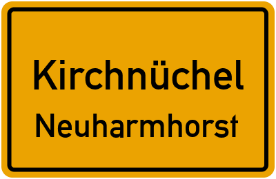 Straßenverzeichnis Kirchnüchel Neuharmhorst