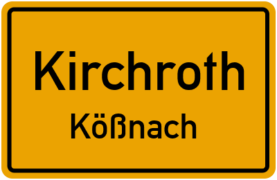 Straßenverzeichnis Kirchroth Kößnach