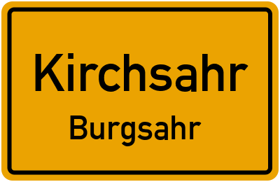 Straßenverzeichnis Kirchsahr Burgsahr