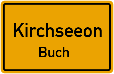 Ortsschild Kirchseeon Buch