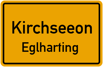 Ortsschild Kirchseeon Eglharting