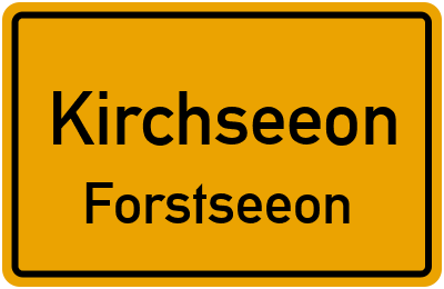 Straßenverzeichnis Kirchseeon Forstseeon