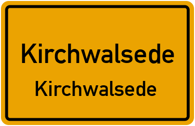 Straßenverzeichnis Kirchwalsede Kirchwalsede