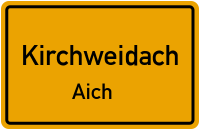 Straßenverzeichnis Kirchweidach Aich