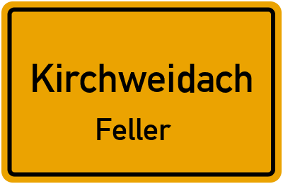 Straßenverzeichnis Kirchweidach Feller