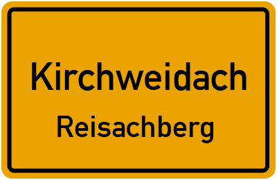 Straßenverzeichnis Kirchweidach Reisachberg