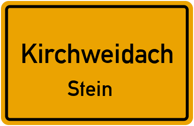 Straßenverzeichnis Kirchweidach Stein
