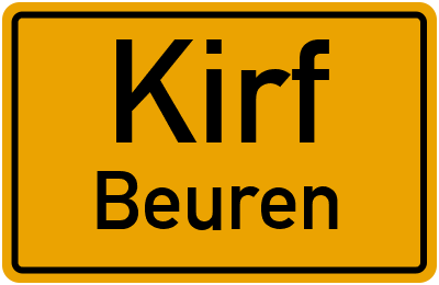 Straßenverzeichnis Kirf Beuren