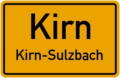 Straßenverzeichnis Kirn Kirn-Sulzbach