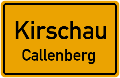 Straßenverzeichnis Kirschau Callenberg