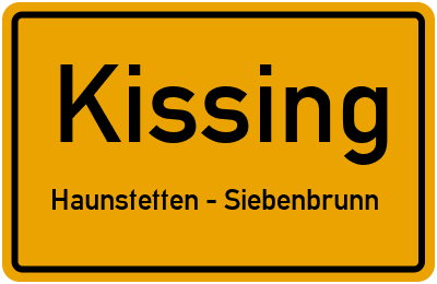Straßenverzeichnis Kissing Haunstetten - Siebenbrunn