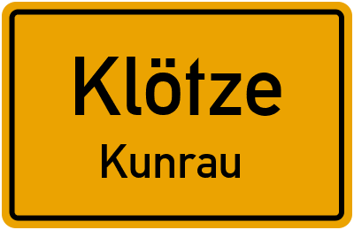 Straßenverzeichnis Klötze Kunrau