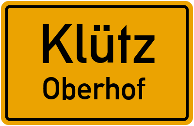 Straßenverzeichnis Klütz Oberhof