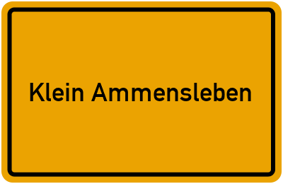Klein Ammensleben in Sachsen-Anhalt