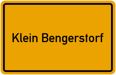 Klein Bengerstorf in Mecklenburg-Vorpommern