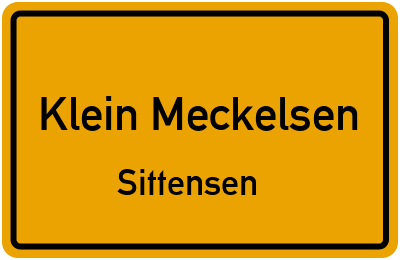 Straßenverzeichnis Klein Meckelsen Sittensen