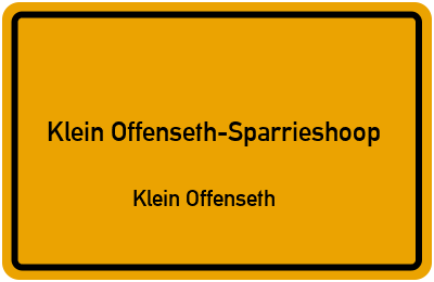 Straßenverzeichnis Klein Offenseth-Sparrieshoop Klein Offenseth