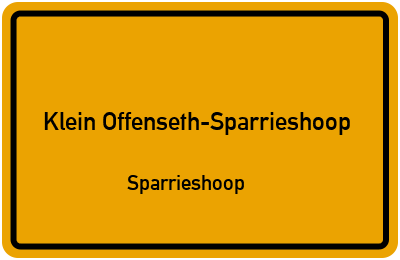 Straßenverzeichnis Klein Offenseth-Sparrieshoop Sparrieshoop