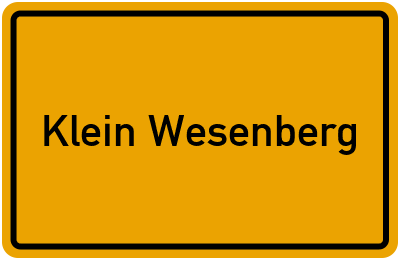 Klein Wesenberg in Schleswig-Holstein