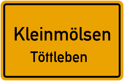 Straßenverzeichnis Kleinmölsen Töttleben