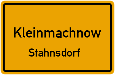 Straßenverzeichnis Kleinmachnow Stahnsdorf