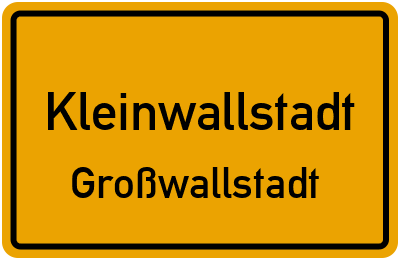 Straßenverzeichnis Kleinwallstadt Großwallstadt