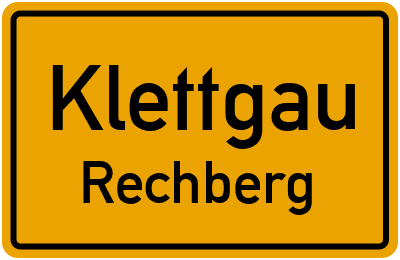 Ortsschild Klettgau Rechberg