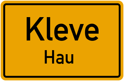 Straßenverzeichnis Kleve Hau