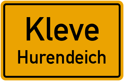 Straßenverzeichnis Kleve Hurendeich