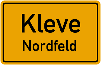 Straßenverzeichnis Kleve Nordfeld