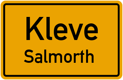 Straßenverzeichnis Kleve Salmorth