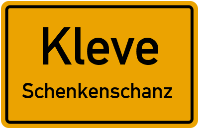 Straßenverzeichnis Kleve Schenkenschanz