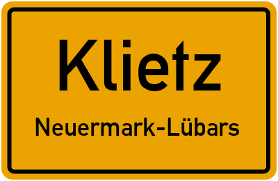 Straßenverzeichnis Klietz Neuermark-Lübars