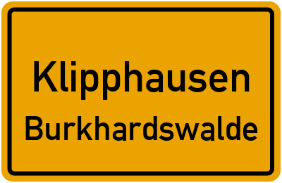 Straßenverzeichnis Klipphausen Burkhardswalde