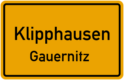 Straßenverzeichnis Klipphausen Gauernitz