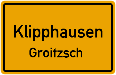 Straßenverzeichnis Klipphausen Groitzsch