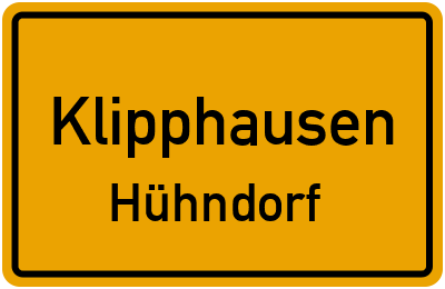 Straßenverzeichnis Klipphausen Hühndorf