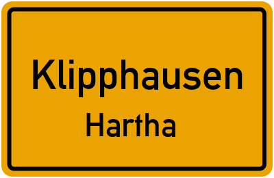 Straßenverzeichnis Klipphausen Hartha