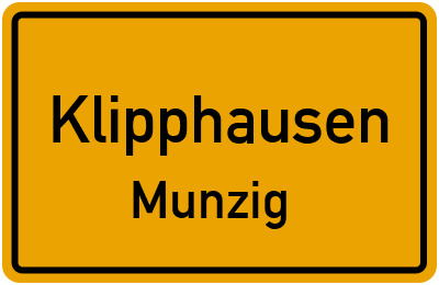 Straßenverzeichnis Klipphausen Munzig