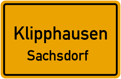 Straßenverzeichnis Klipphausen Sachsdorf