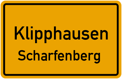 Straßenverzeichnis Klipphausen Scharfenberg