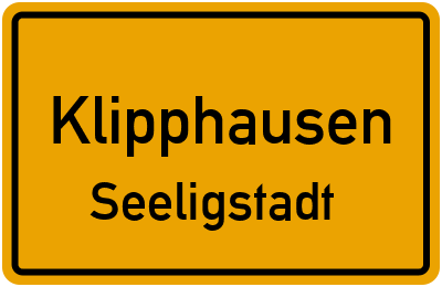 Straßenverzeichnis Klipphausen Seeligstadt