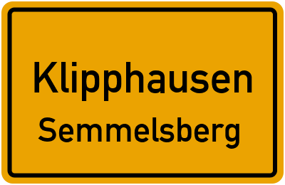 Straßenverzeichnis Klipphausen Semmelsberg