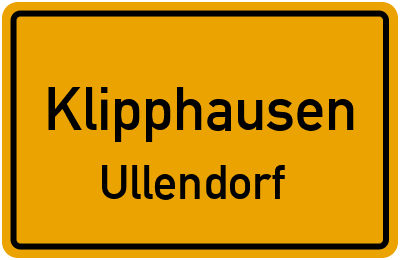 Straßenverzeichnis Klipphausen Ullendorf